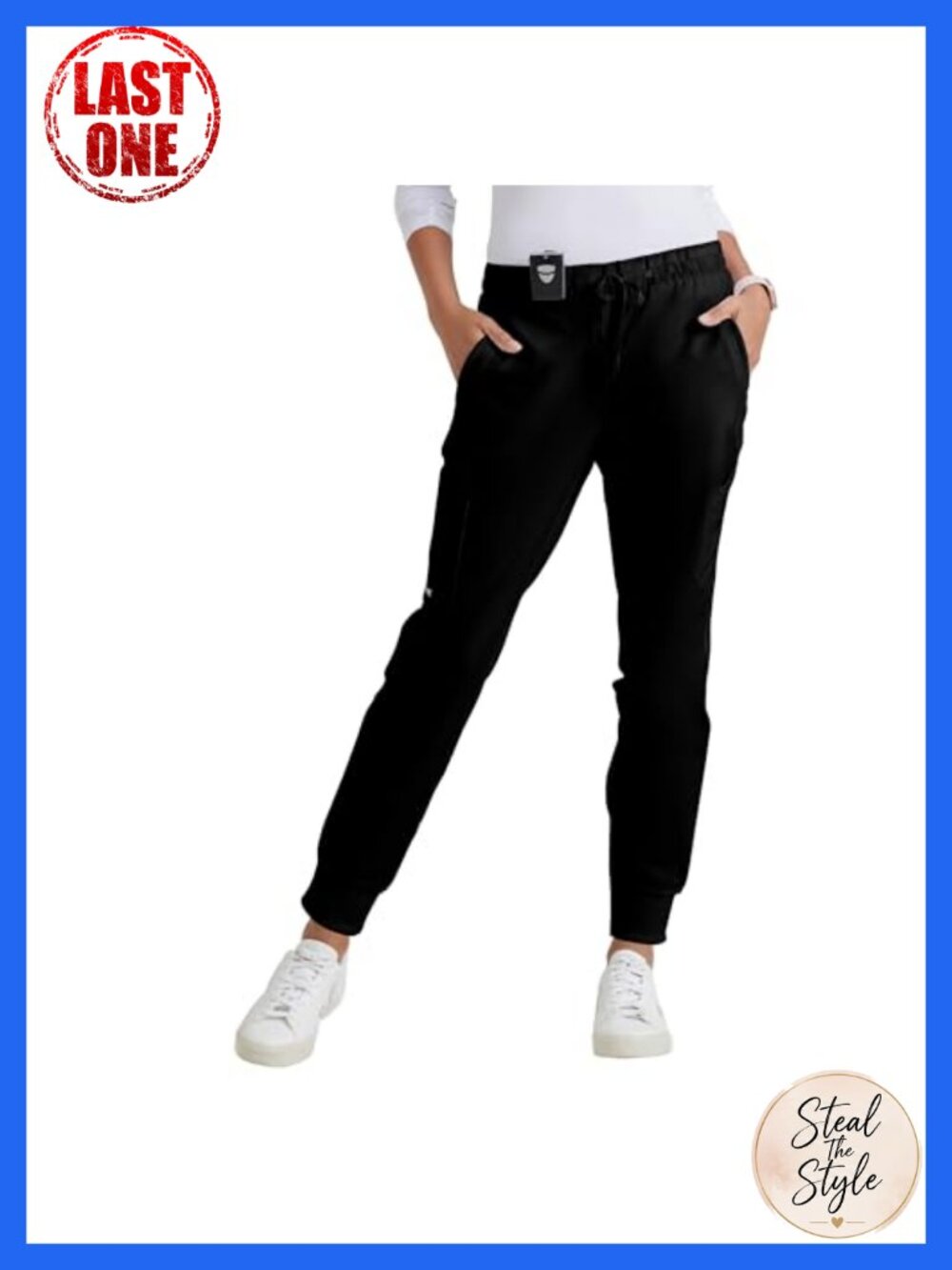 Kira Medical Scrub Jogger Yoga Style Mid Rise Soft Touch Cargo Pocket